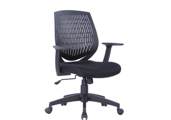 Alphason Malibu Office Chair Black | Bed Sava