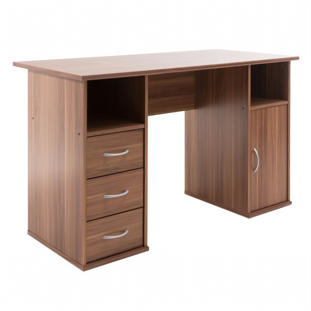 Alphason Maryland Computer Workstation-Walnut