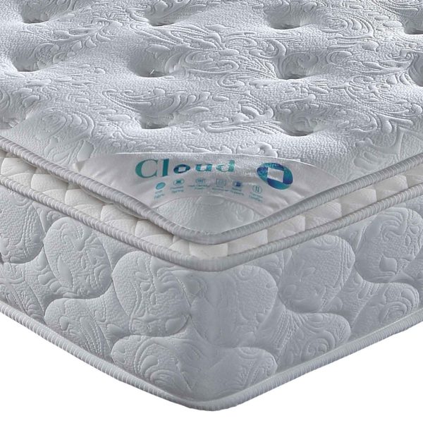 Maxitex Cloud Pocket Sprung Pillow Top Memory Mattress Double | Bed Sava