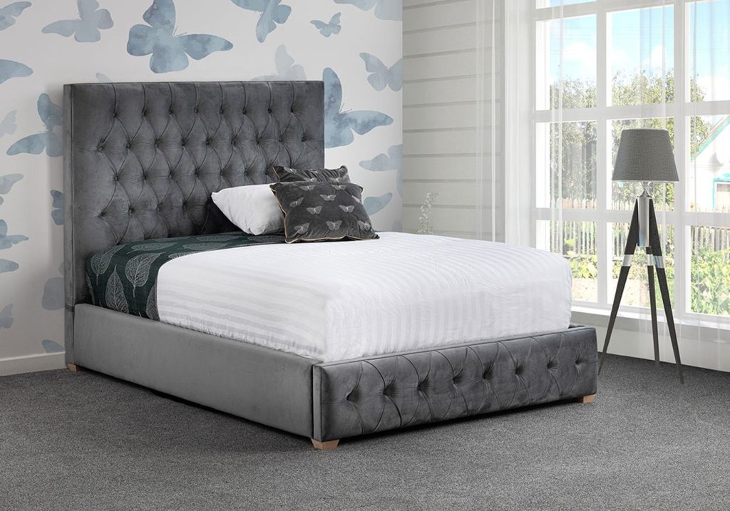 Sweet Dreams Melody Fabric Bed Frame-Kingsize