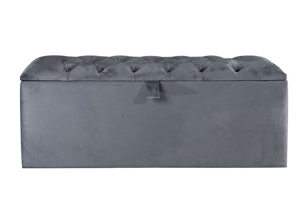 Sweet Dreams Melody Fabric Ottoman Storage Box | Bed Sava