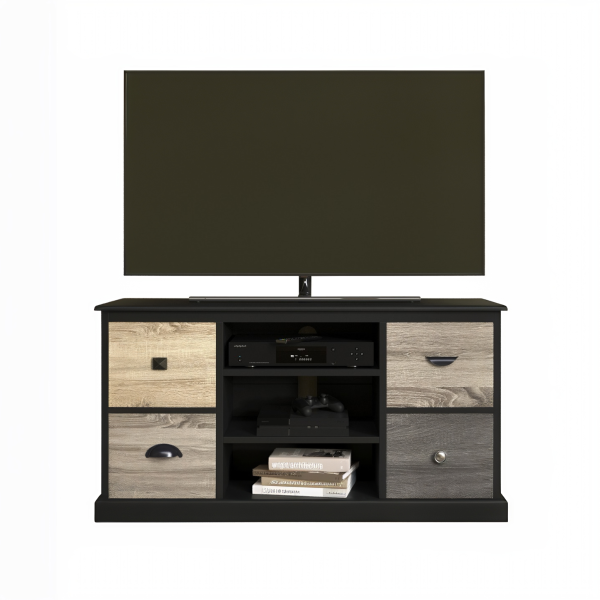 Dorel Mercer TV Console 50 Black | Bed Sava