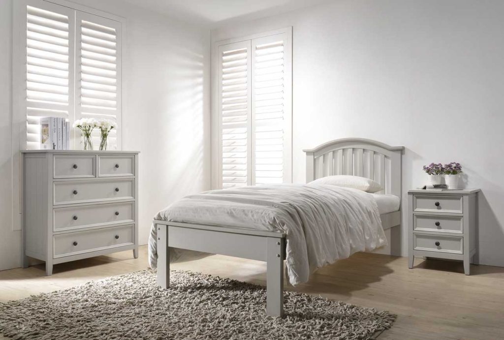 Vida Living Mila Curved Bed 4'6 - Clay