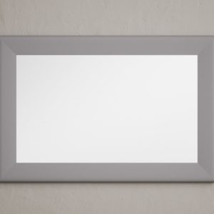 Light Grey painted 90cm Wall Mirror | Bed Sava