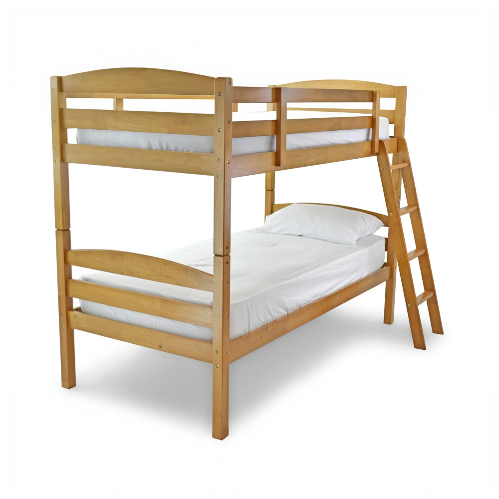 Wholesale Beds Moderna Bunk Bed-Antique Pine
