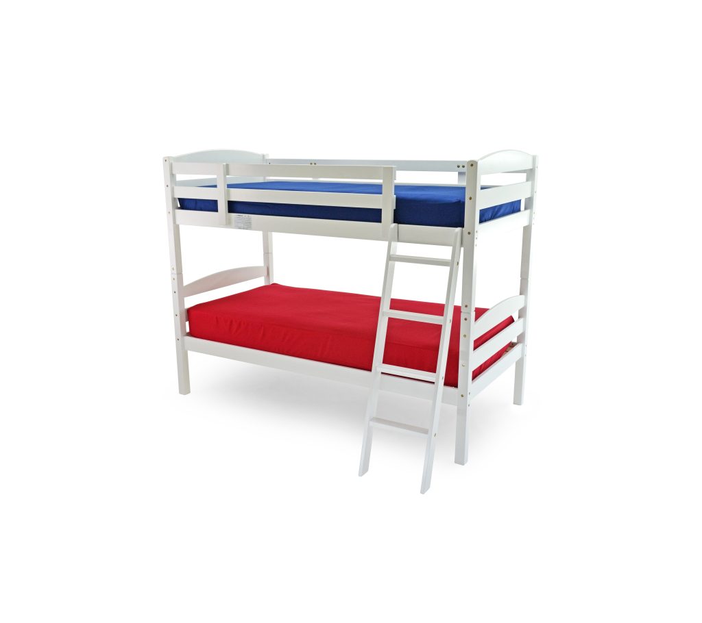 Metal Beds Moderna Bunk Bed-White