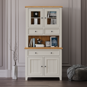 Weymouth Oak and Soft White Painted Small Dresser | Bed Sava