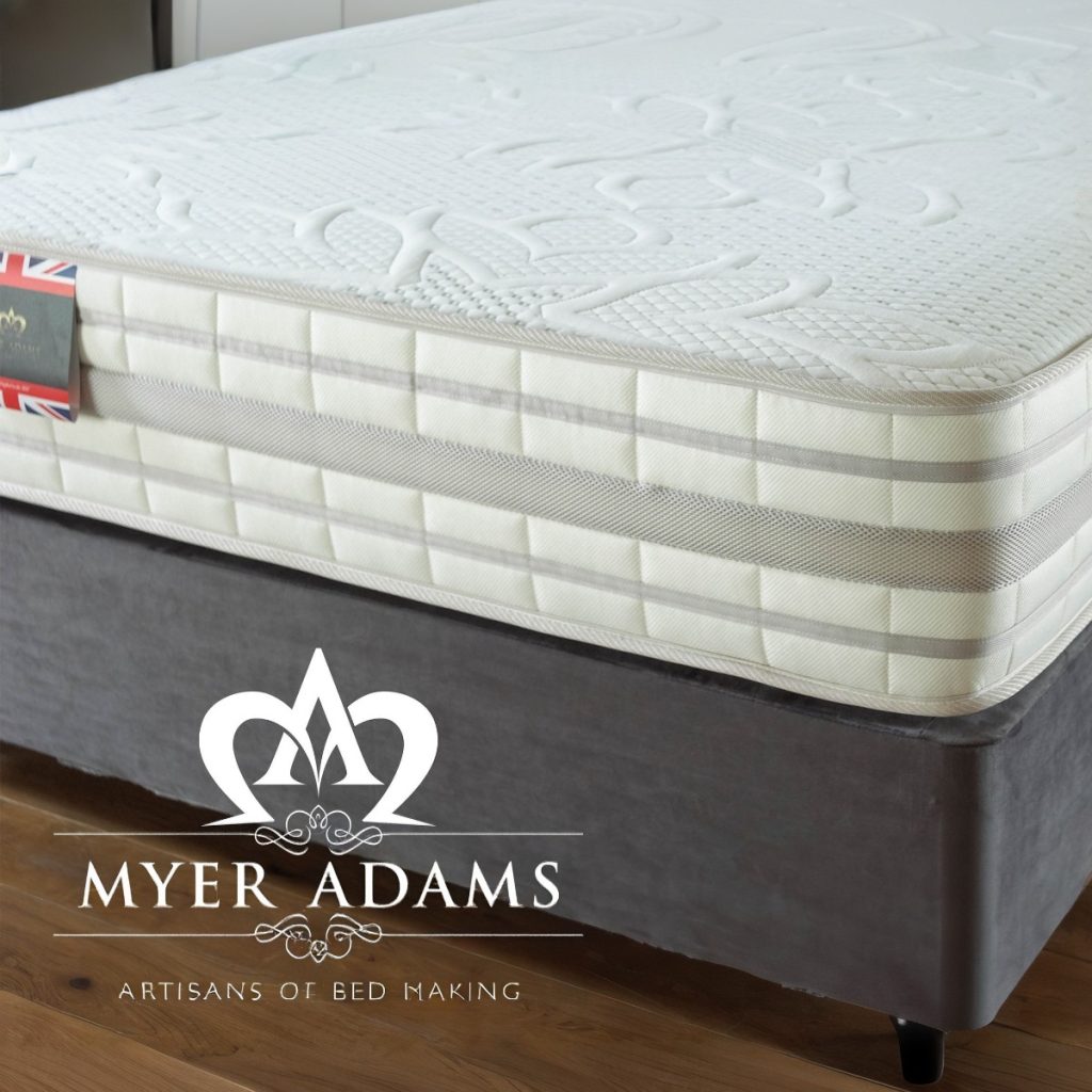 Myer Adams Eliza Memory 2000 Divan-SuperKing-2 Large & 2 Small Drawers