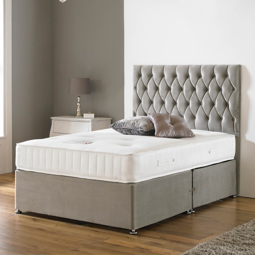 Myer Adams Hilton Divan Bed-Kingsize-2 Large & 2 Small Drawers