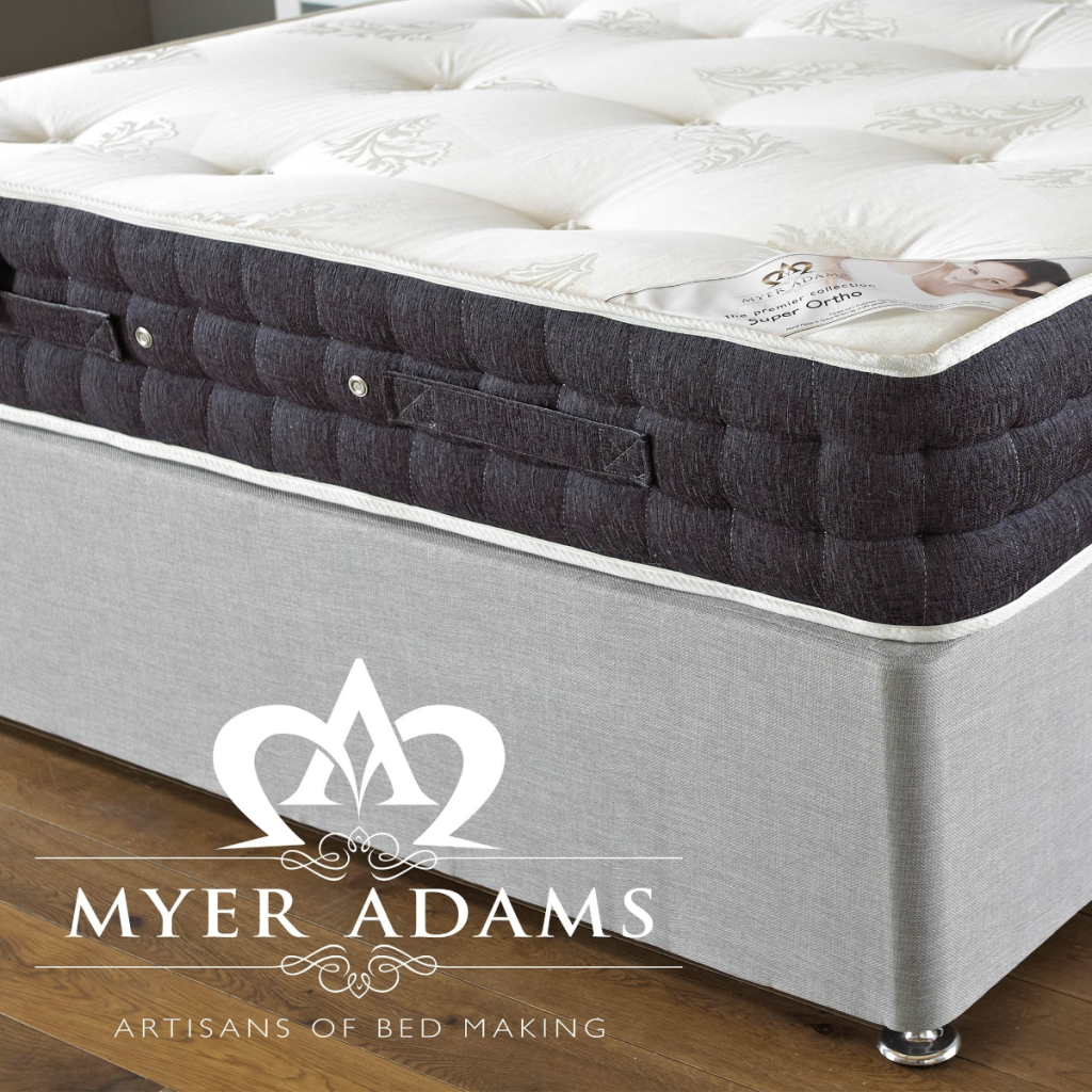 Myer Adams Super Ortho Divan-SuperKing-2 Large & 2 Small Drawers