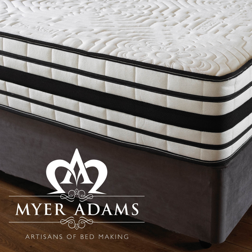 Myer Adams Eliza Memory 2000 Divan-Small Double-2 Large & 2 Small Drawers