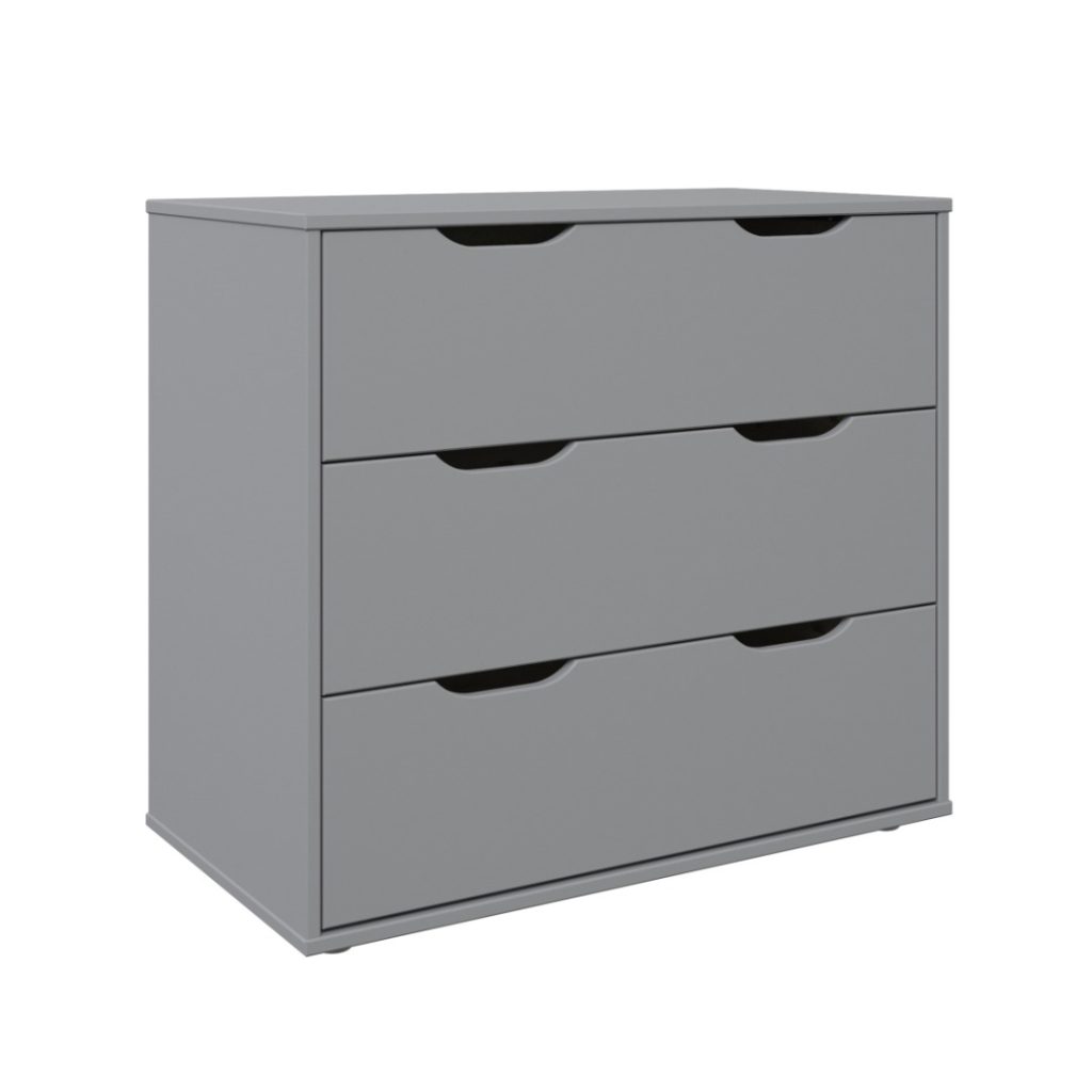 Noomi Nora Chest Of 3 Drawers Grey (FSC-Certified)
