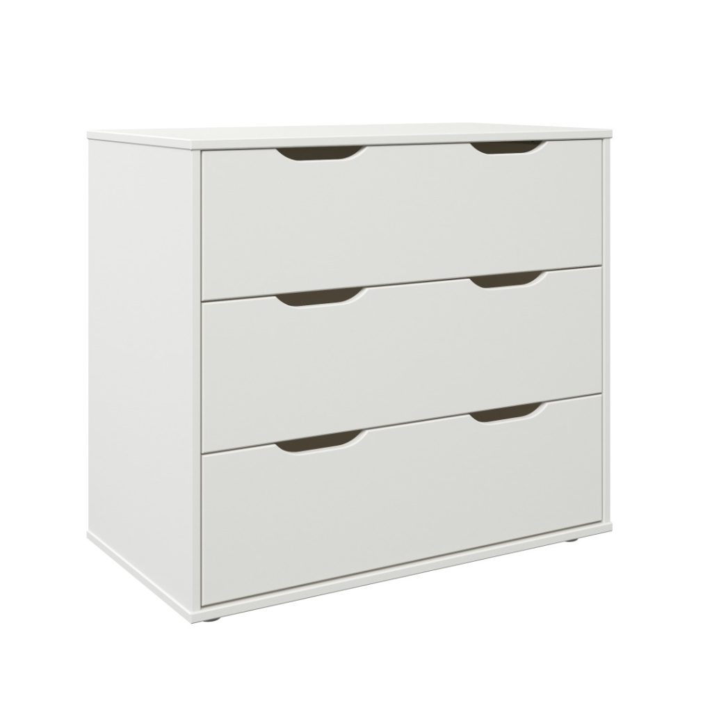 Noomi Nora Chest Of 3 Drawers White (FSC-Certified)