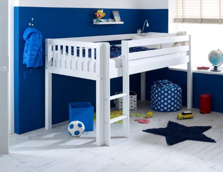 Flexa Nordic Midsleeper 1 Slatted White