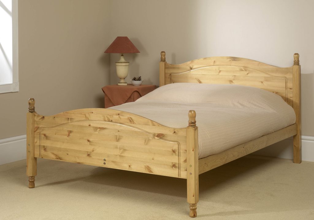 Friendship Mill Orlando High Footend Wooden Bed Frame-Double (4'6)