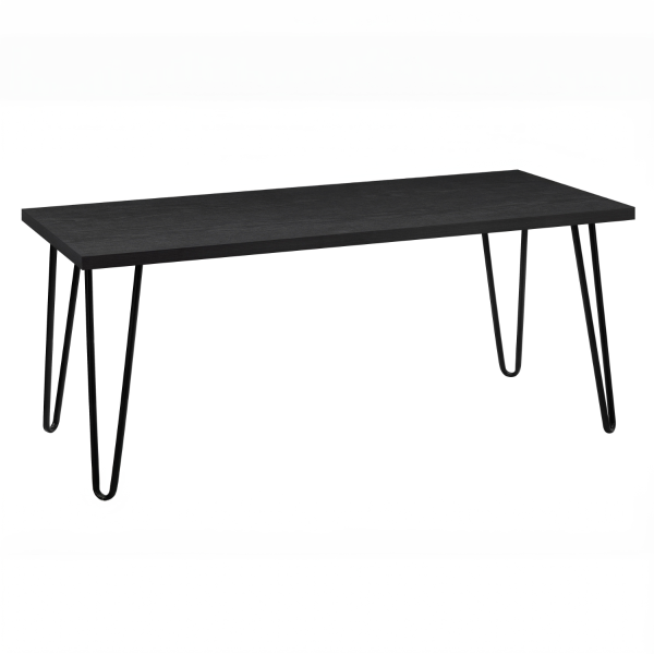 Dorel Owen Retro Coffee Table Black Oak | Bed Sava