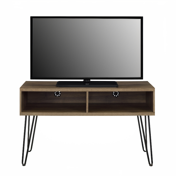 Dorel Owen Retro TV Stand Walnut | Bed Sava