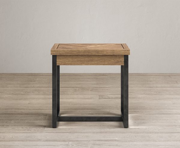 Herringbone Solid Oak Dressing Table Stool | Bed Sava