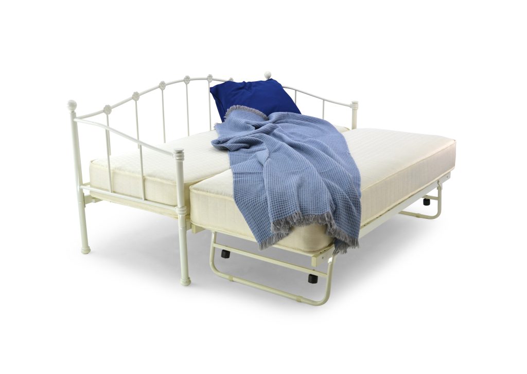 Metal Beds Ltd Paris Underbed-Ivory-Small Single (2'6)