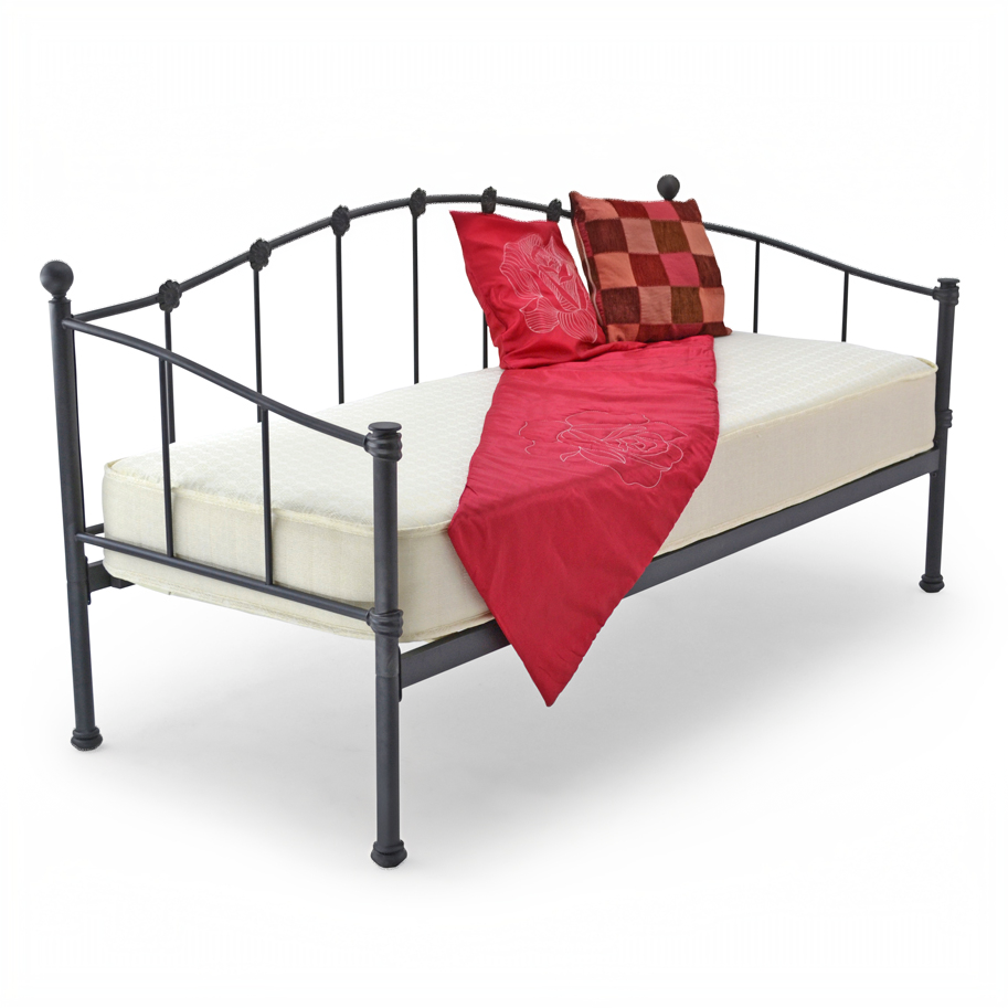 Wholesale Beds Paris Day Bed-Black -Small Single
