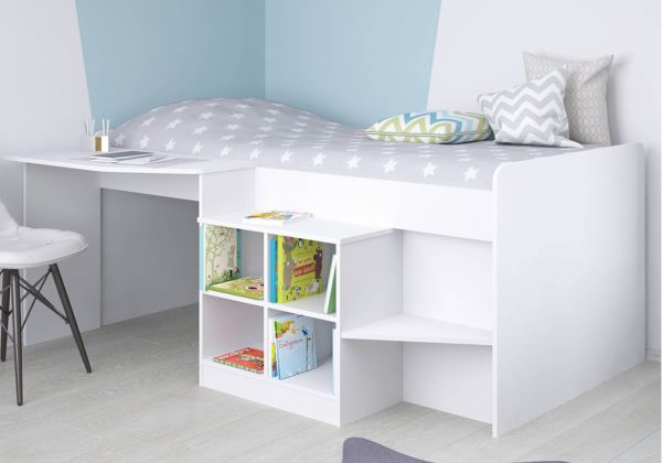 Kidsaw Pilot Cabin Bed White | Bed Sava
