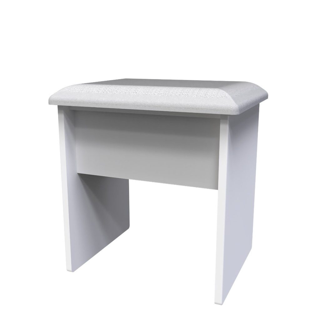 Welcome Furniture Plymouth Stool White Matt