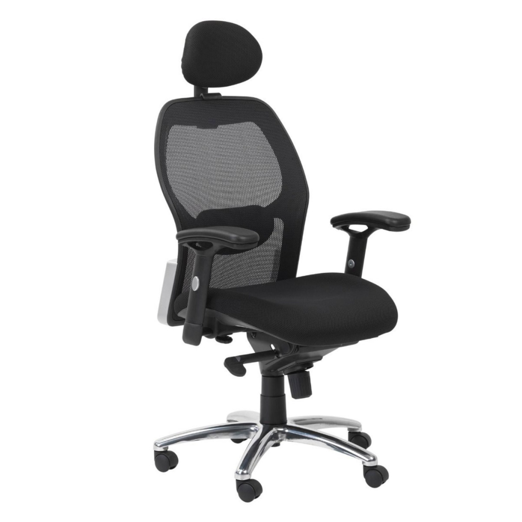 Alphason Portland Mesh Back Office Chair Black