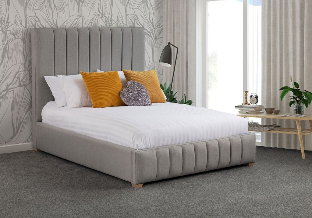 Sweet Dreams Rave Fabric Bed Frame-Kingsize