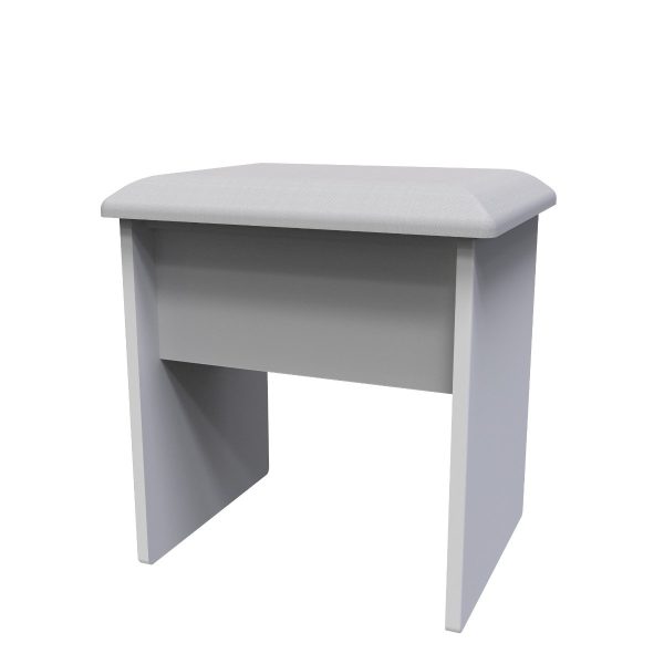 Welcome Furniture Sherwood Stool Grey Matt | Bed Sava