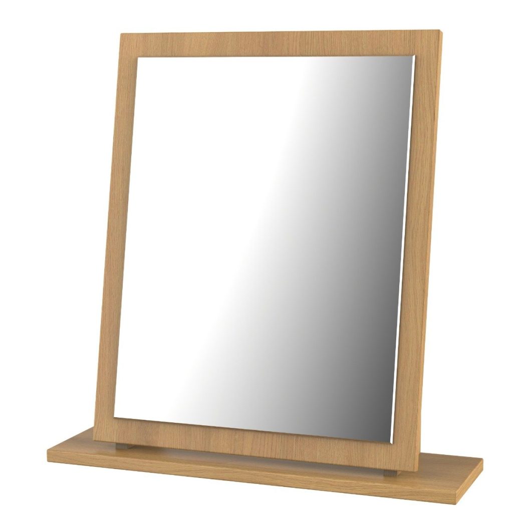 Welcome Furniture Sherwood Small Mirror Modern Oak