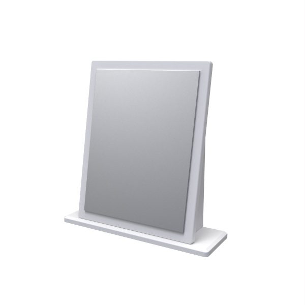Welcome Furniture Sherwood Small Mirror Grey Matt | Bed Sava