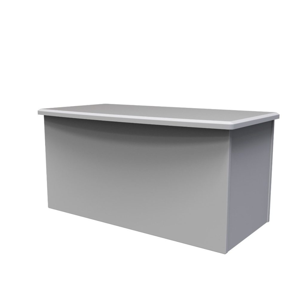 Welcome Furniture Sherwood Blanket Box Grey Matt
