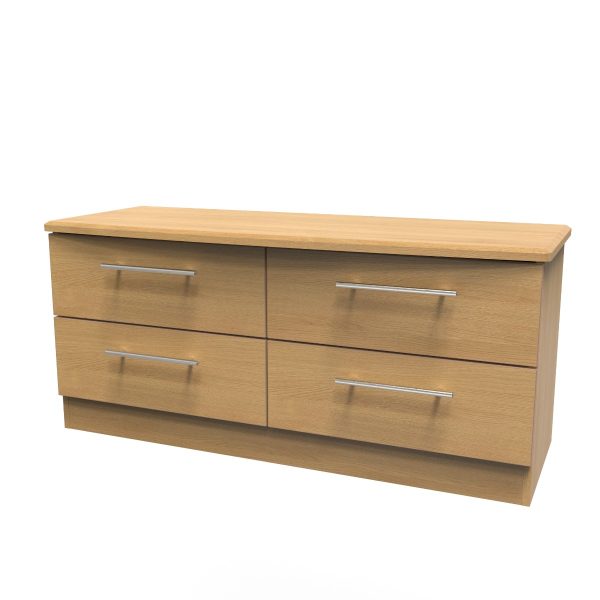 Welcome Furniture Sherwood 4 Drawer Bed Box Modern Oak | Bed Sava