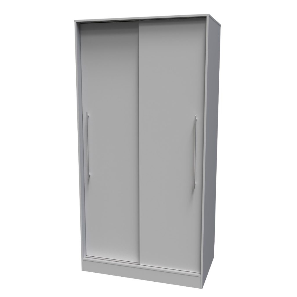 Welcome Furniture Sherwood Sliding Robe Grey Matt