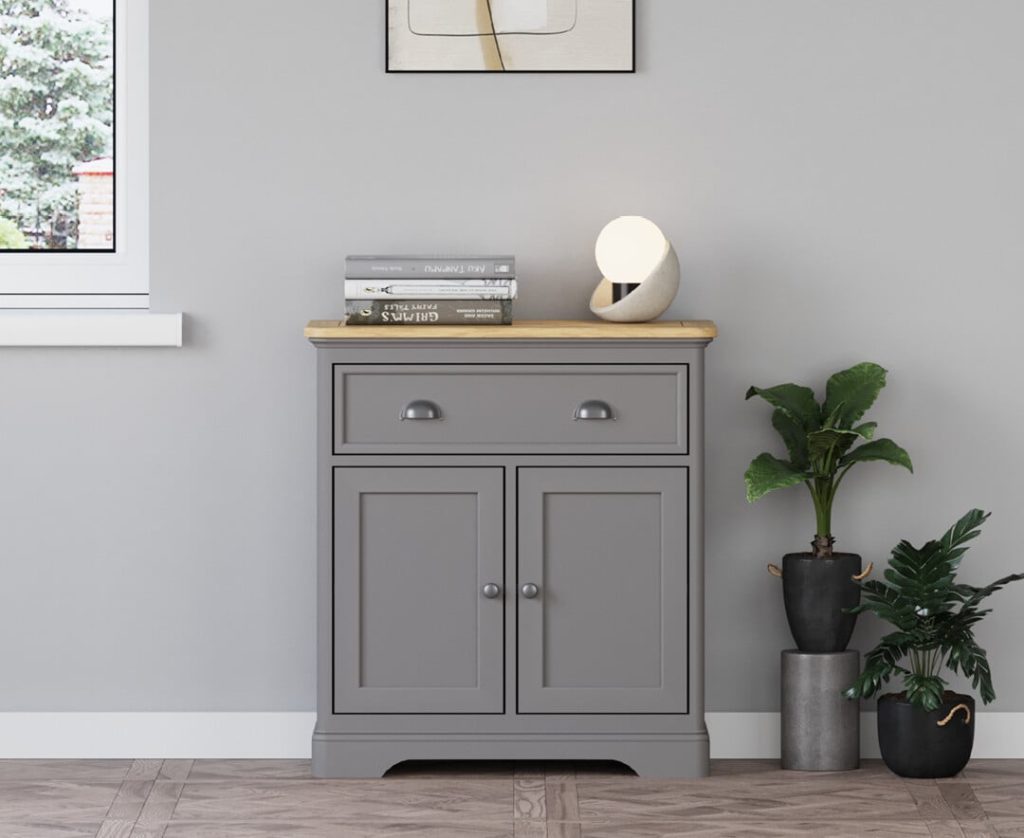 Felton Oak and Light Grey Painted Hallway Sideboard