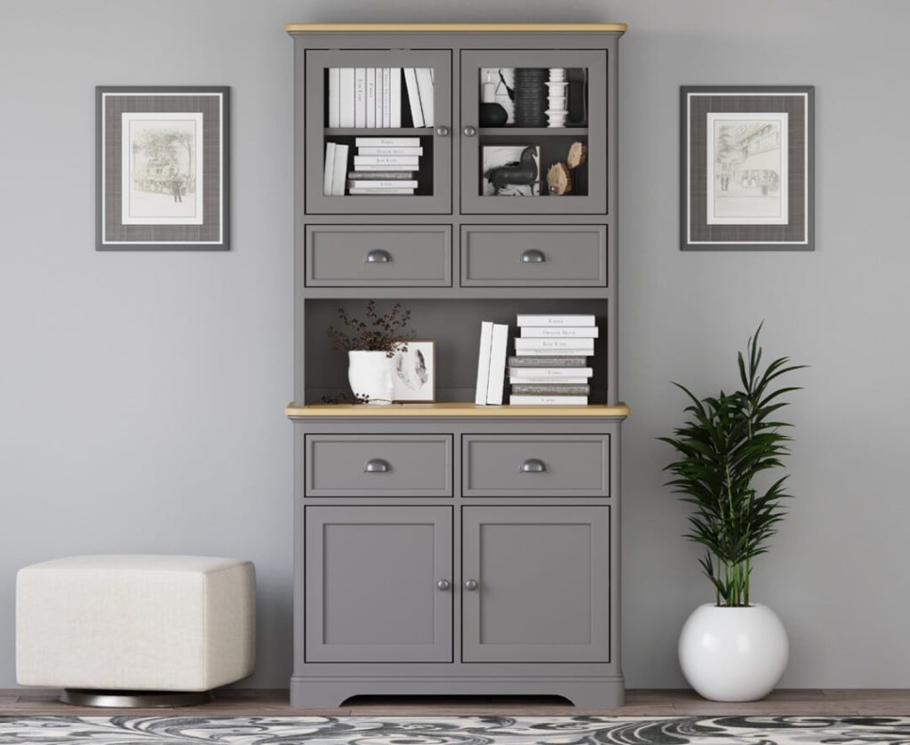 Felton Oak and Light Grey Painted Small Dresser