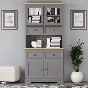 Felton Oak and Light Grey Painted Small Dresser | Bed Sava