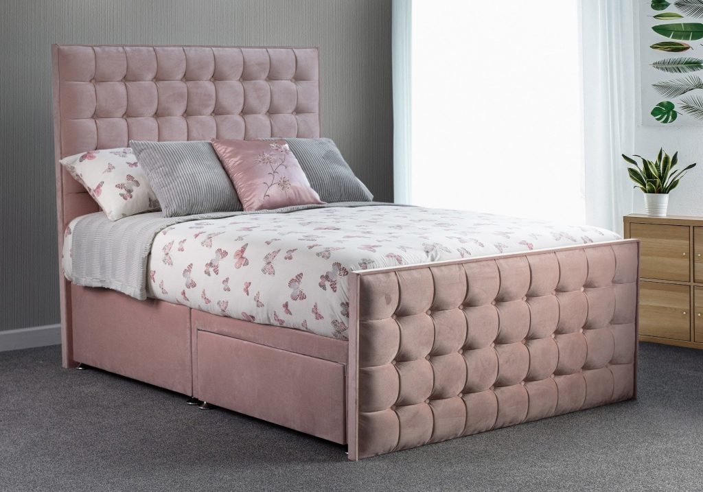 Sweet Dreams Style Classic Divan Frame-Side Lift Ottoman-Double