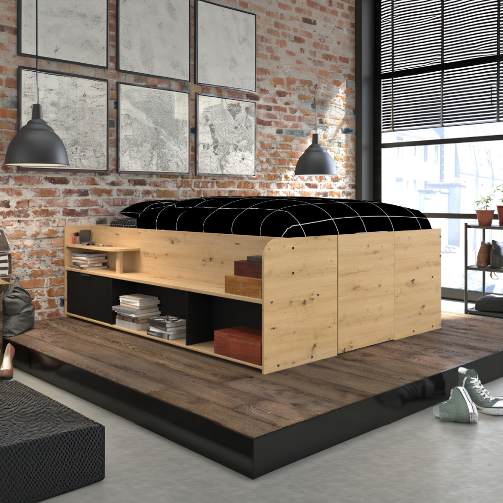 Parisot Travel Ottoman Storage Bed Frame