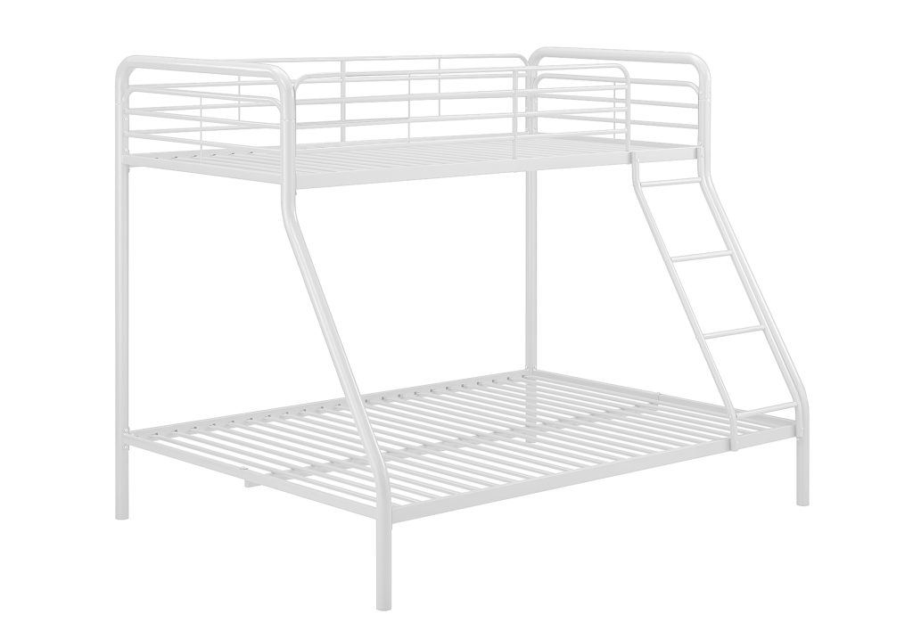 Dorel Single Over Double Bunk Bed-White