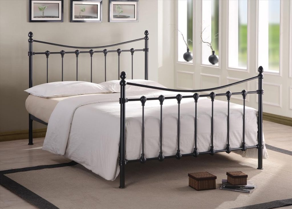 Time Living Florida Bed Frame-Black -Kingsize