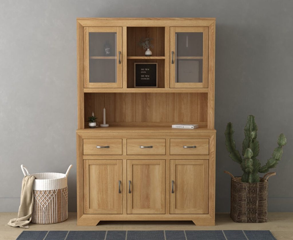 Tilt Solid Oak Large Dresser