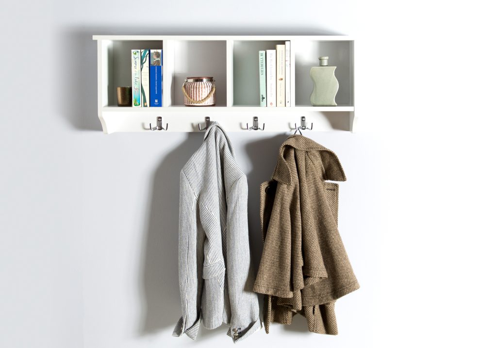 GFW Kempton Wall Rack-White