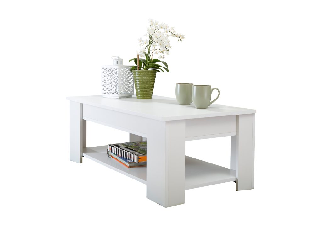 GFW Lift Up Coffee Table -White