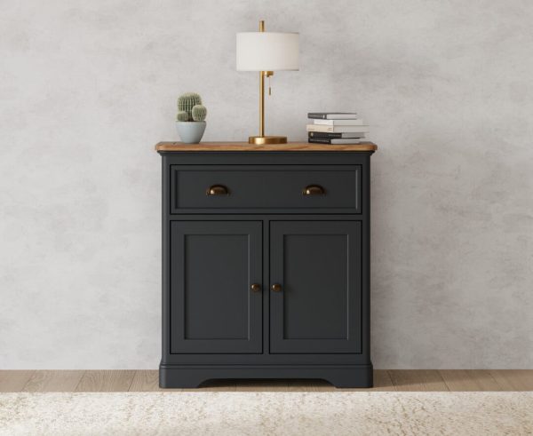 Bridstow Oak and Blue Painted Hallway Sideboard | Bed Sava