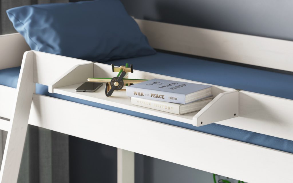 Noomi Hook On Shelf White (FSC Certified)