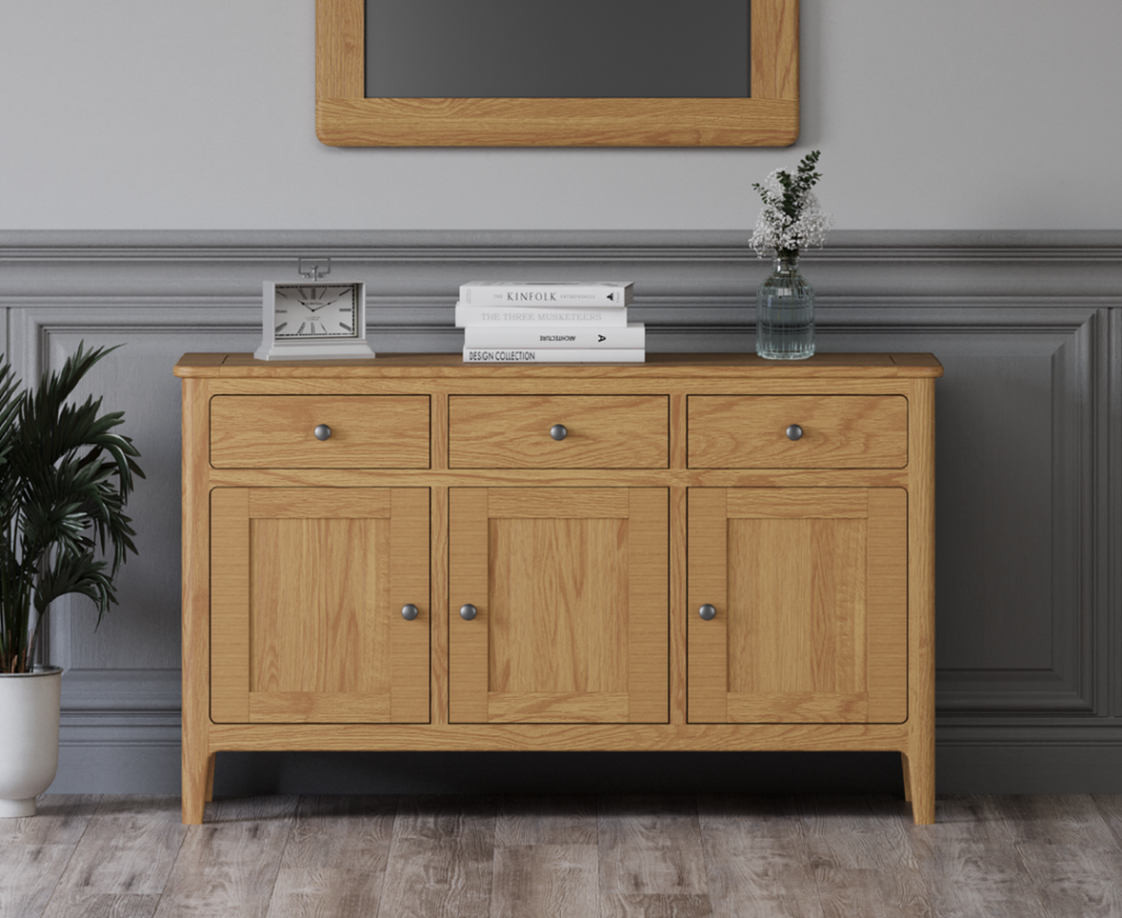 Loxton Solid Oak Large Sideboard