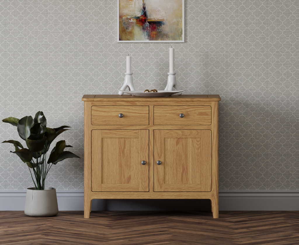 Loxton Solid Oak Small Sideboard