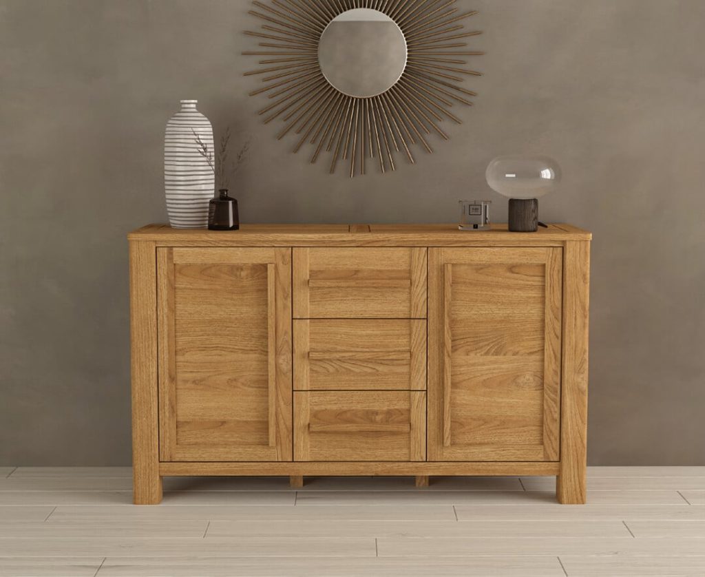 Eclipse Solid Oak Large Sideboard