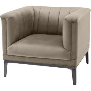 Belgravia Mink Ribbed Occasional Chair | Bed Sava